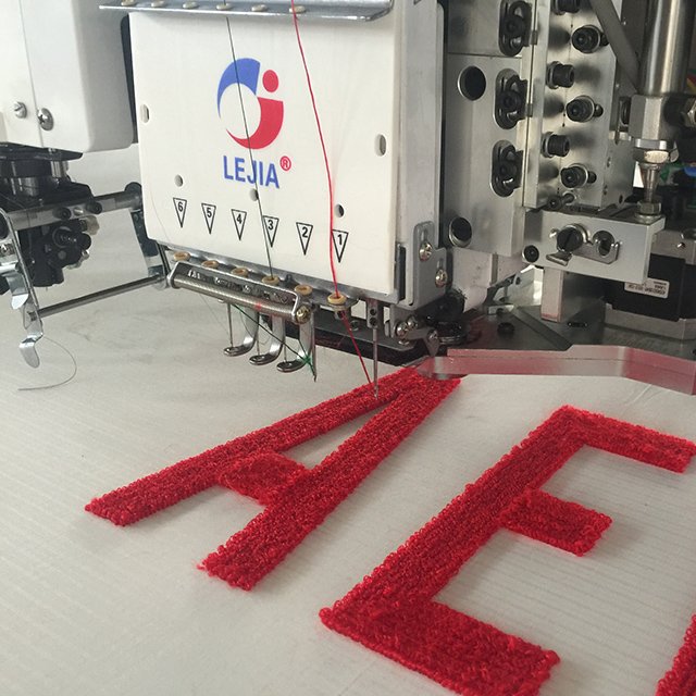 6 Needles Flat Embroidery Machine With Chenille And Taping Device, High Quality Embroidery Machine Supplier