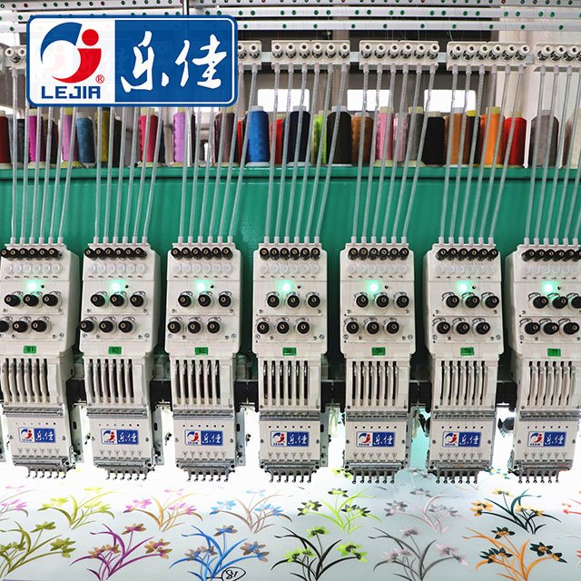 6 Needles 70 Heads High Quality Embroidery Machine, Computerized Flat Embroidery With Cheap Price