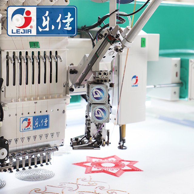 9 Needles Flat Embroidery Machine With Chenille And Twin Sequin Easy Cording Device, High Quality Embroidery Machine Supplier