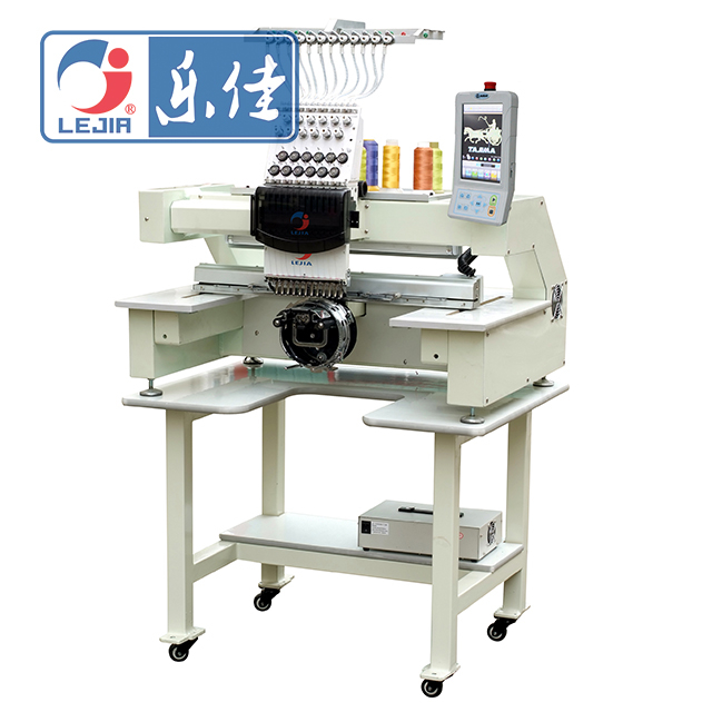 12 Needles Single head Flat/Cap/T-shirt Embroidery Machine With Cheap Price, 2018 Most Popular Embroidery Machine 