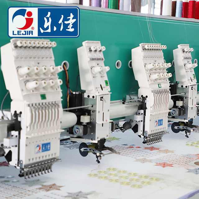 6 Colors Flat with Taping Embroidery Machine, High Quality Embroidery Machine Supplier