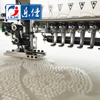 9 Needles 24 Heads Flat Mixed Beads And Easy Cording Embroidery Machine Produced By China Manufactory, Embroidery Machine With Cheap Price