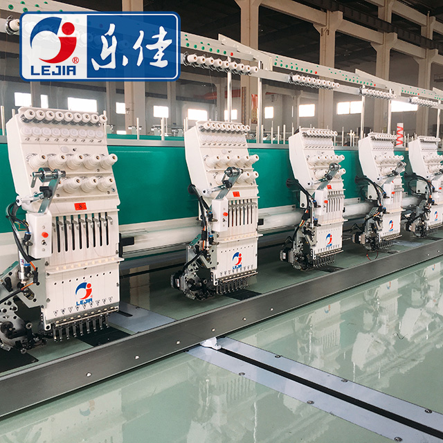9 Needles 20 Heads Flat High Speed Embroidery Machine With Sequin Device, High Quality Embroidery Machine Supplier