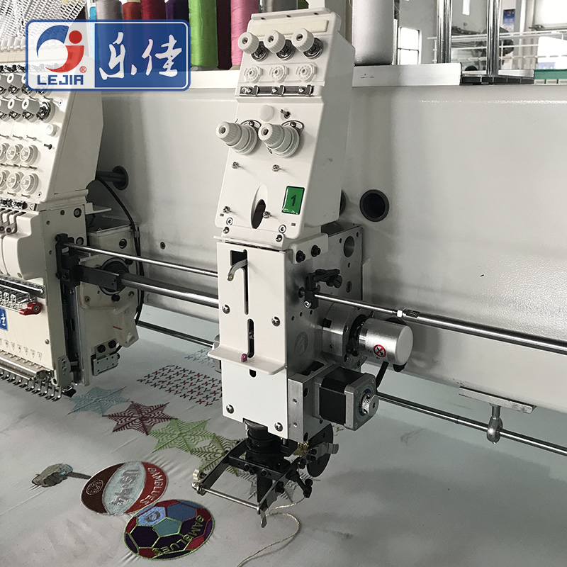Lejia 15 Colors 2 Heads High Speed Embroidery Machine, Best Chinese Embroidery Machine Supplier