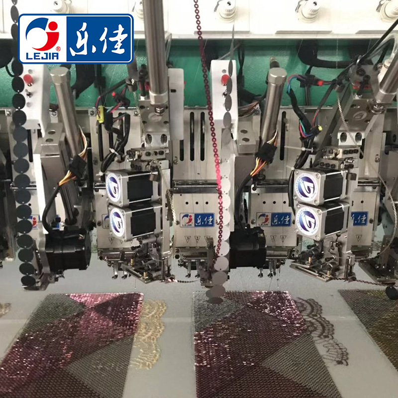 Lejia Big Hole Sequin Embroidery Machine, Best Chinese Embroidery Machine Supplier