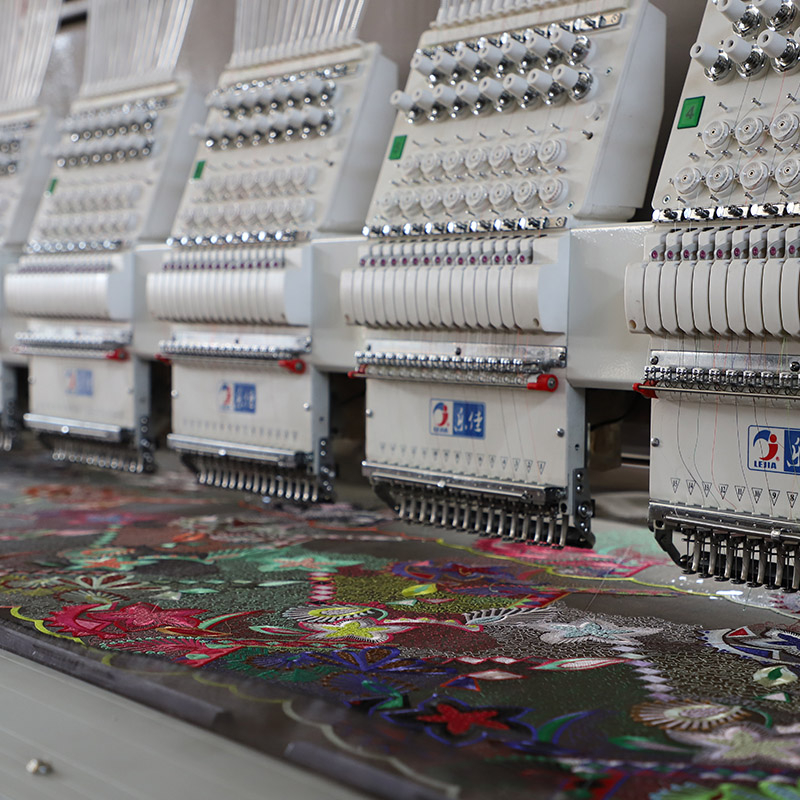 Lejia 15 Color Computerized Embroidery Machine, Best Chinese Embroidery Machine Supplier