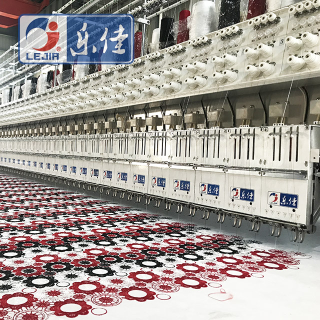 Double Needles 2 Inch Lace Embroidery Machine, High Quality Embroidery Machine With Cheap Price