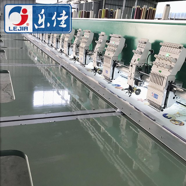 16 Heads Taping+Flat Normal Speed Embroidery Machine, High Quality Embroidery Machine Supplier