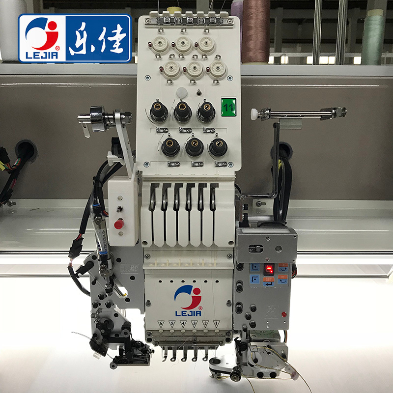 6 Colors 15 Heads Flat High Speed Embroidery Machine With Sequin Device And Easy Cording Device, Best Chinese Embroidery Machine Supplier