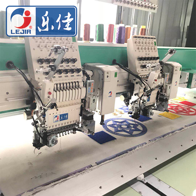 12 Needles 2 Heads Computerized High Speed Embroidery Machine, Chinese Chenille/Chainstitch Embroidery Machine With Cheap Price
