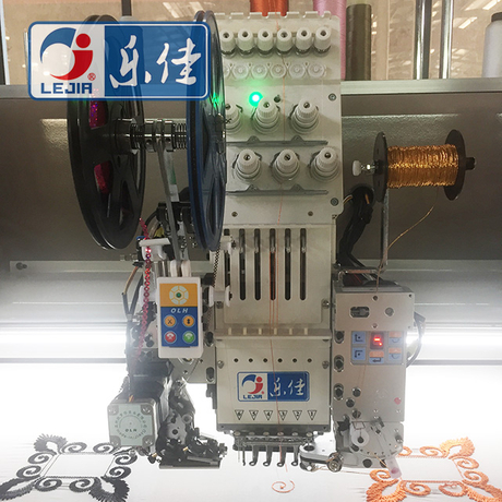 6 Heads Sequin And Easy Cording Mixed Computerized Embroidery Machine, 2018 Best Computerized Embroidery Machine 