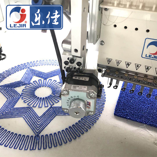Lejia Sequin/Chenille Computer Embroidery Machine with Cording Device
