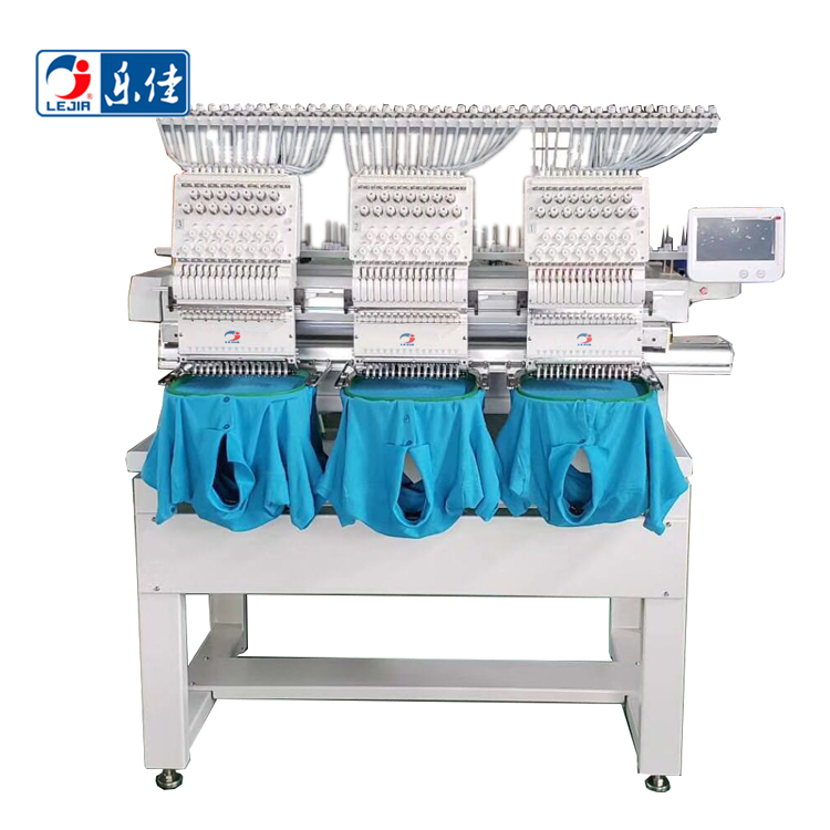 15 Colors 3 Head Cap T-shirt Embroidery Machine Dahao computer, Best Quality Embroidery Machine, High Speed Embroidery Machine