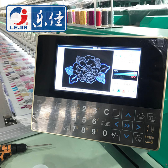 Lejia Cheap Cost 6 Needles 23 Heads High Speed Embroidery Machine with Good Quality