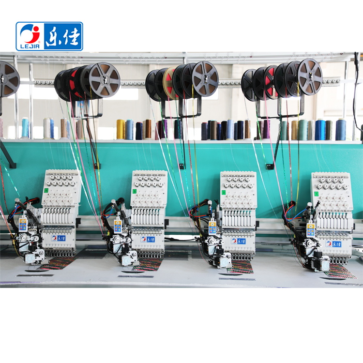 China Lejia 6 Sequins 24 Heads Embroidery Machine for Sale